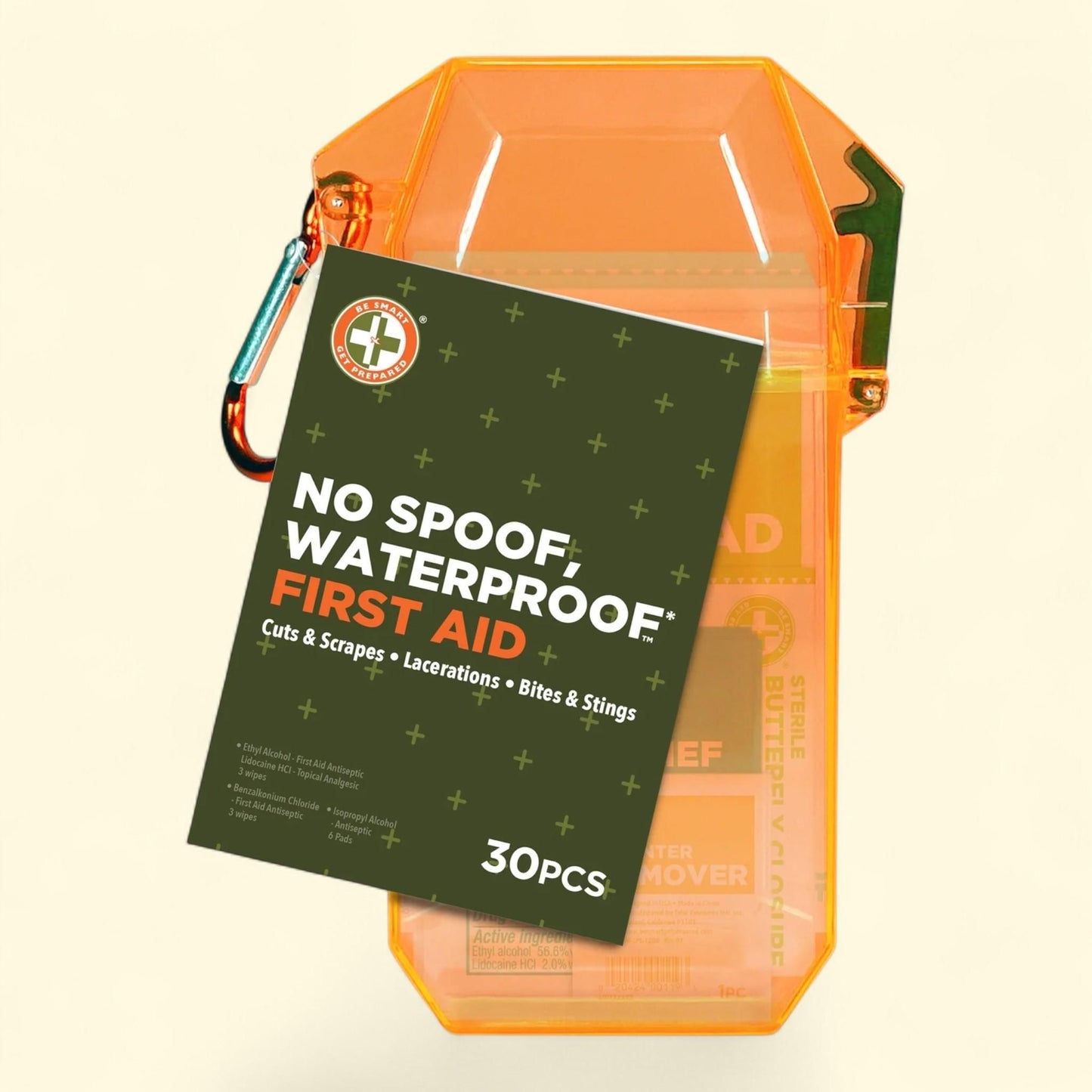 Be Smart Get Prepared Outdoor First Aid Kit, 30 Piece