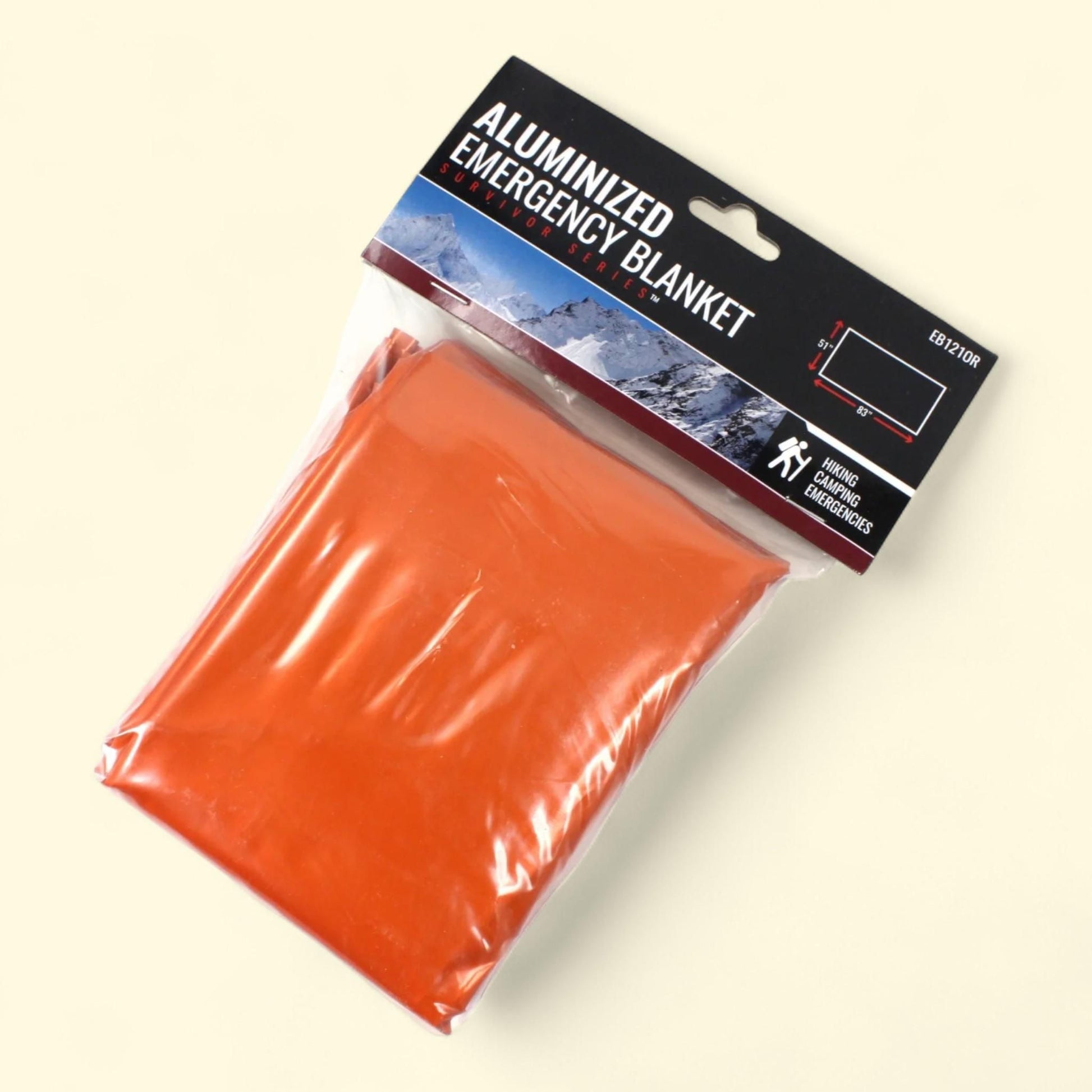 ASR Outdoor Mylar Emergency Blanket, Oversize — authentic US product shipped worldwide by Treatspree