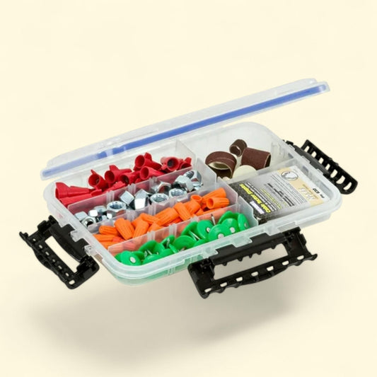 Plano Compartment Box, Cam Action, Clear, 1 3/4 in 364010