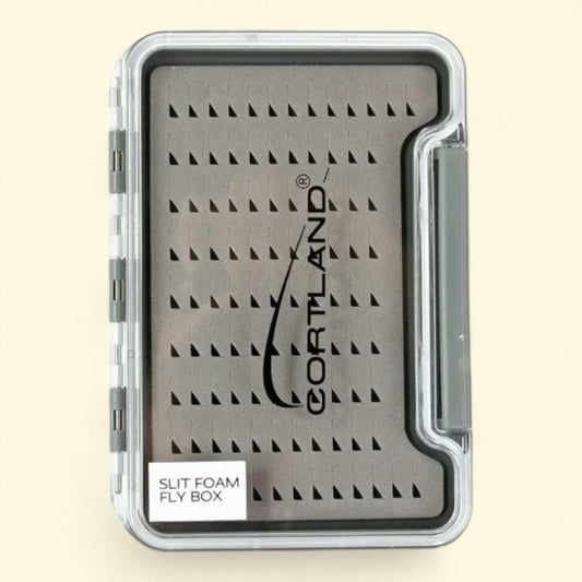 Cortland Fairplay Slit Foam Fly Box, 9-Row, 1lb 103 Fly Capacity, 665132