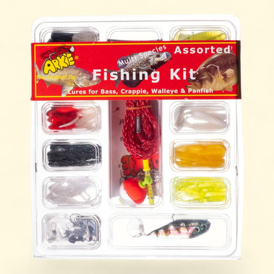 Arkie Lures Fishing Kit, 112 Pieces