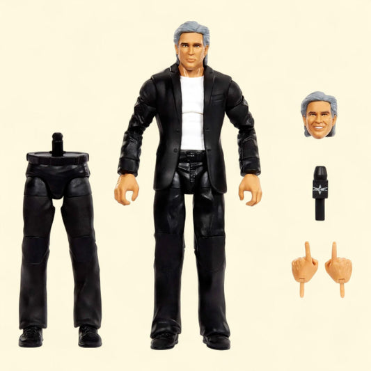 WWE Elite Collection Eric Bischoff Action Figure & Accessories, 6-inch