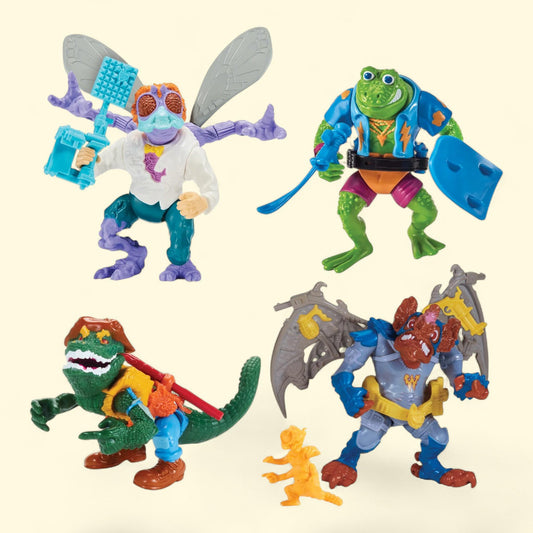 Teenage Mutant Ninja Turtles Classic Figure Bundle, 4 Pack, 7.75" 12.75"