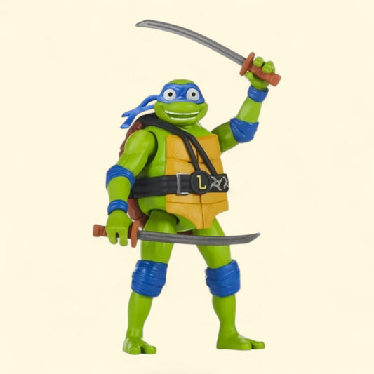Playmates Toys Teenage Mutant Ninja Turtles: Mutant Mayhem 5.5" Leonardo Deluxe Ninja Shouts Figure