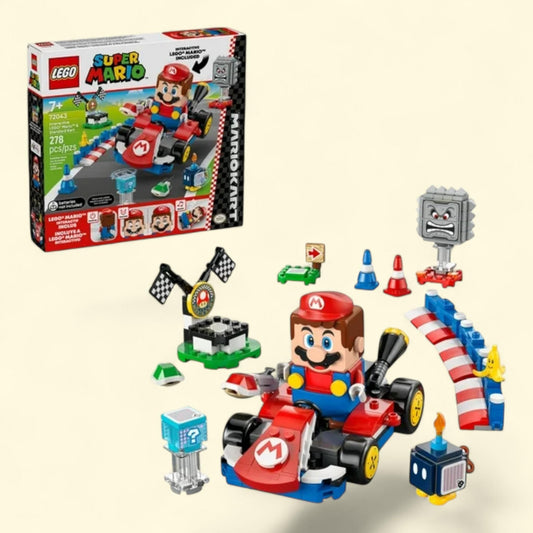 LEGO Super Mario: Mario Kart, Interactive LEGO Mario & Standard Kart, Ages 7+, 72043