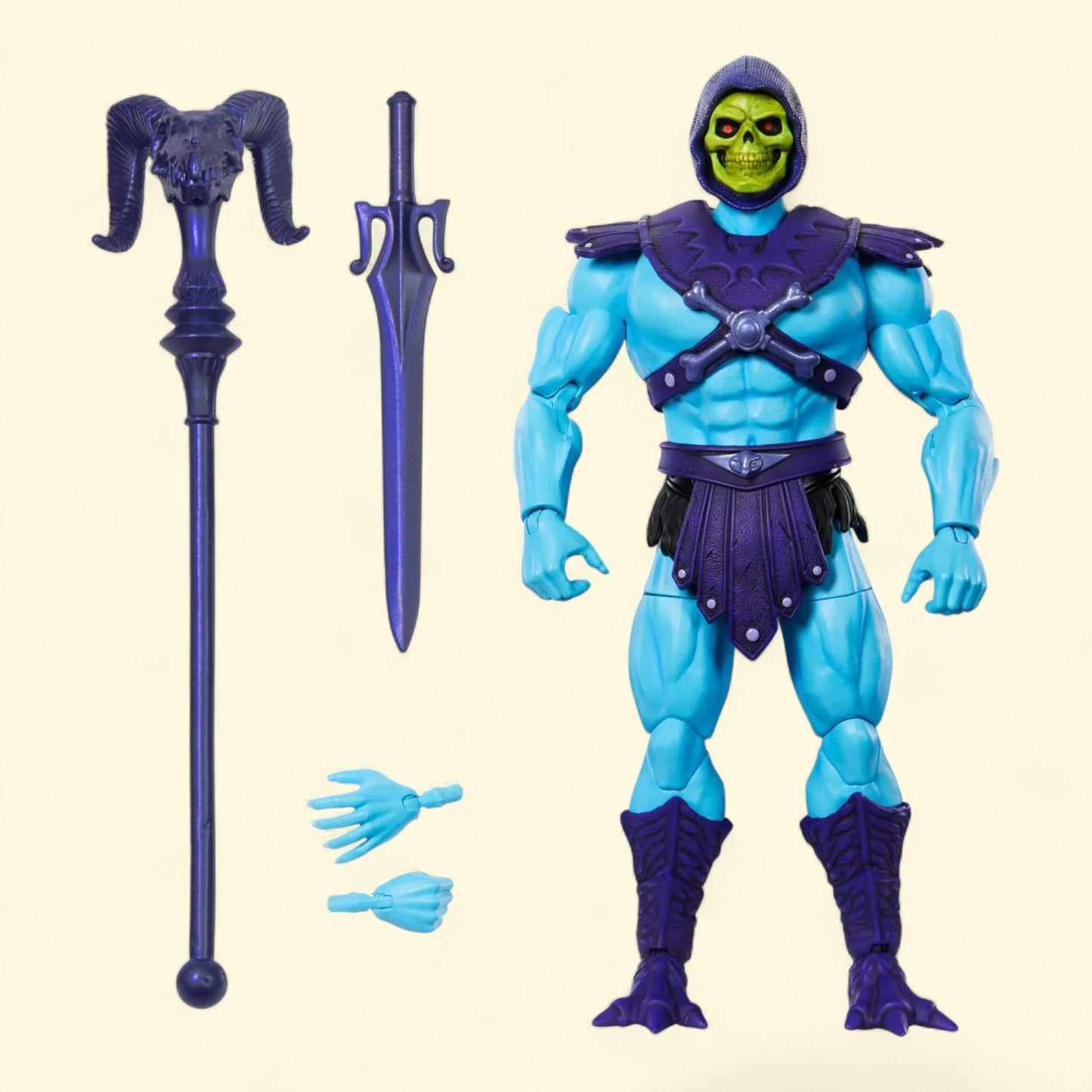 Masters of the Universe Masterverse Vintage Collection Skeletor Action Figure, Sword