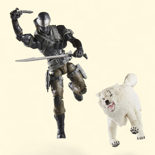 G.I. Joe Classified Series Snake Eyes & Timber Action Figures, 1:52 Collectible