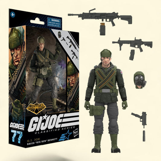 G.I. Joe: Classified Series David "Big Ben" Bennett Action Figure, Kids Toy,  Size
