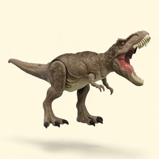 Jurassic World Chaos Theory Tyrannosaurus Rex Dinosaur Action Figure Toy, All-Out Attack, 4-12 years