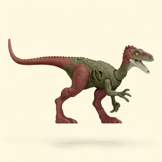 Jurassic World: Dominion Extreme Damage Dinosaur, Black and Red Coelurus, Ages 3+