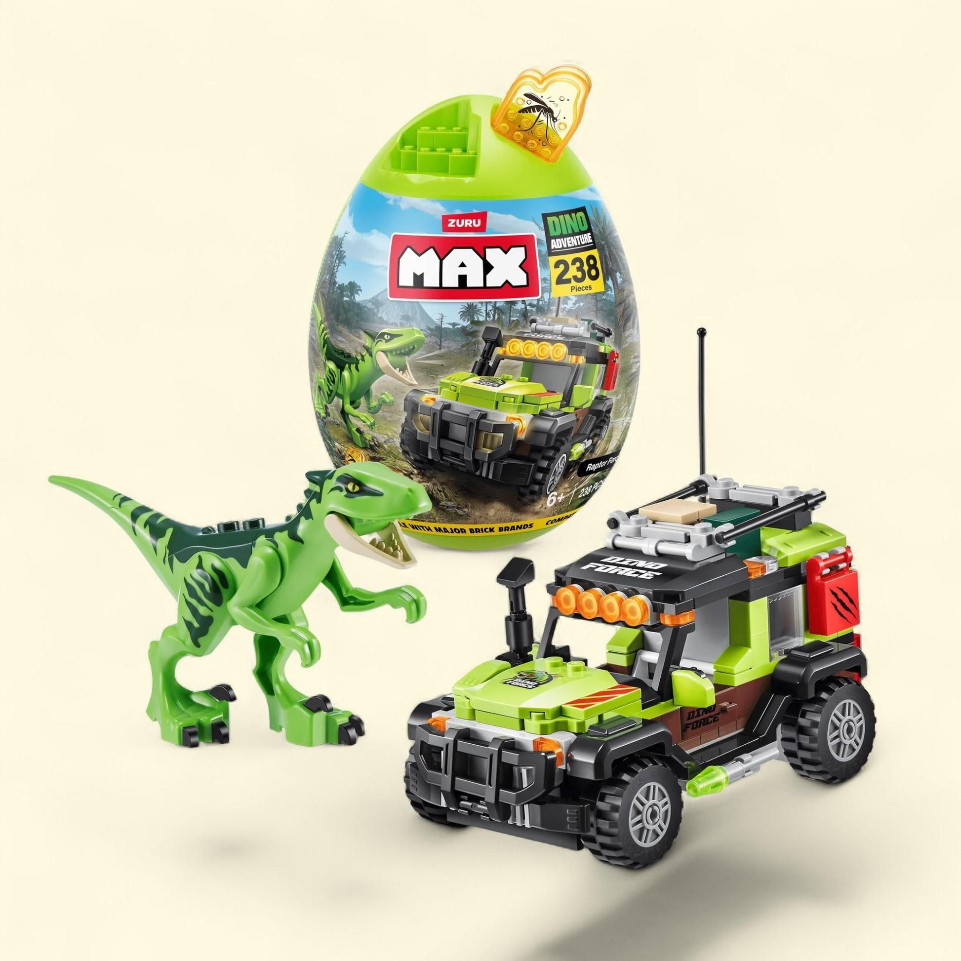 ZURU MAX Build More Dino Escape, 238 Pieces — authentic US product shipped worldwide by Treatspree