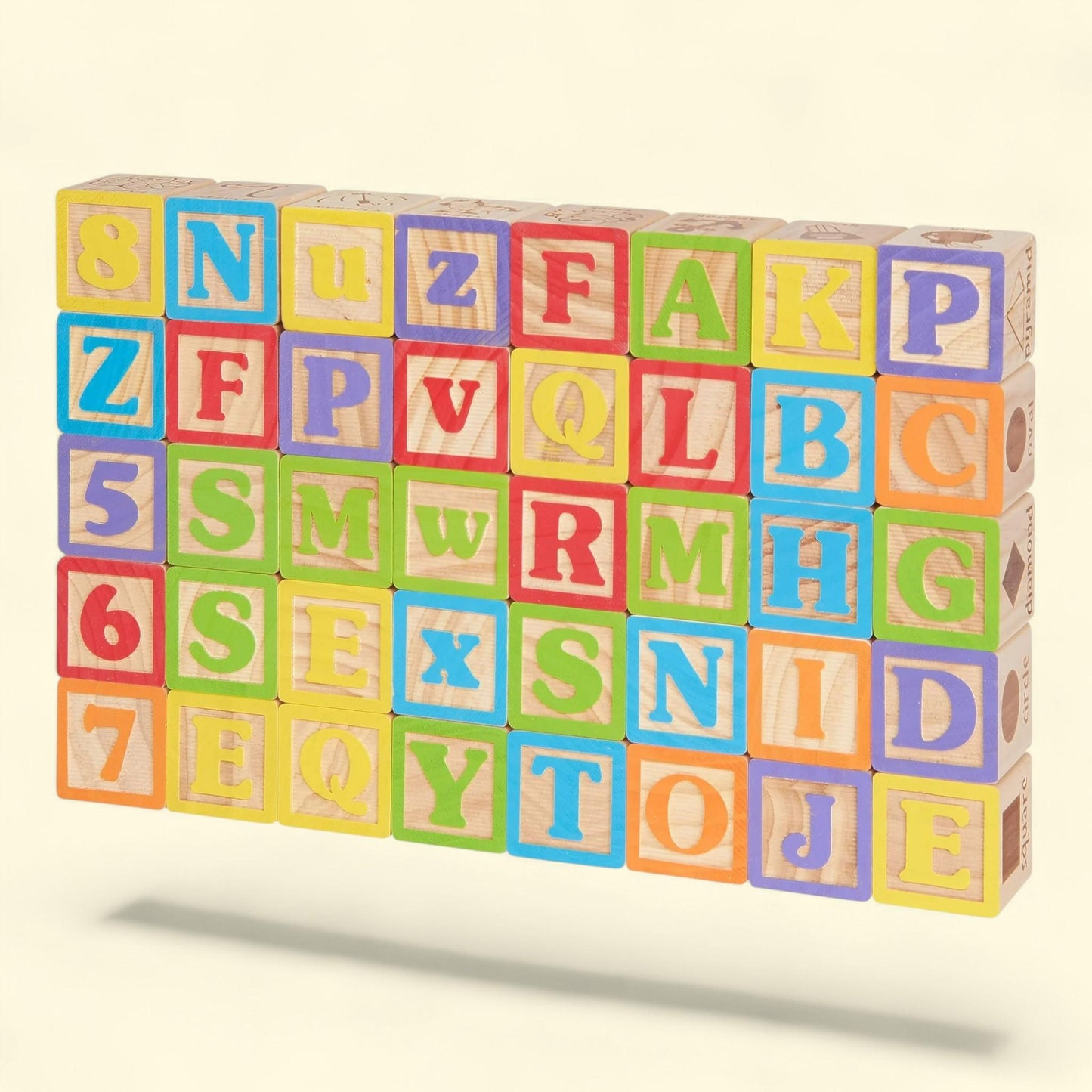 Spark Create Imagine ABC Wooden Blocks, 40 Pieces, 18+ Months