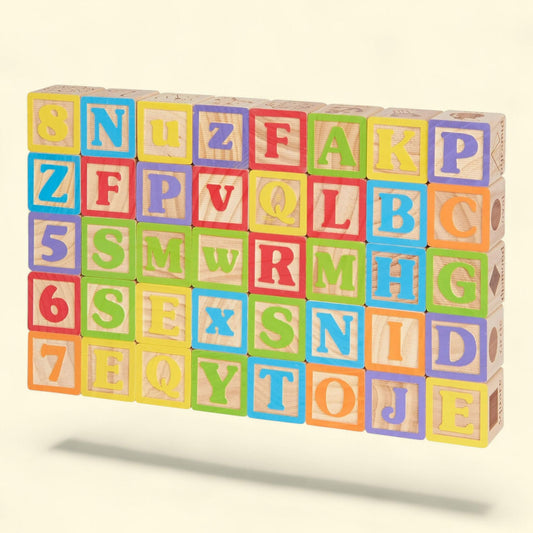 Spark Create Imagine ABC Wooden Blocks, 40 Pieces, 18+ Months