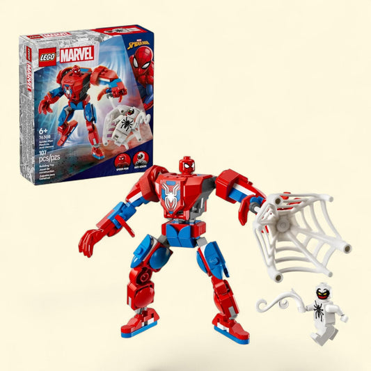 LEGO Spider-Man Mech vs. Anti-Venom Building Toy Set, 76308