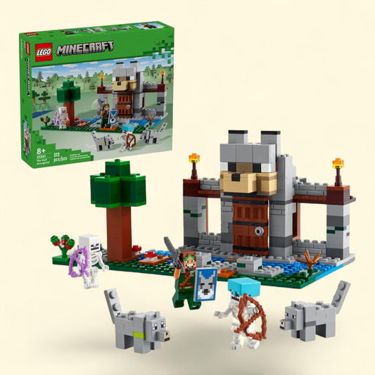 LEGO Minecraft The Wolf Stronghold Fortress Playset, 21261