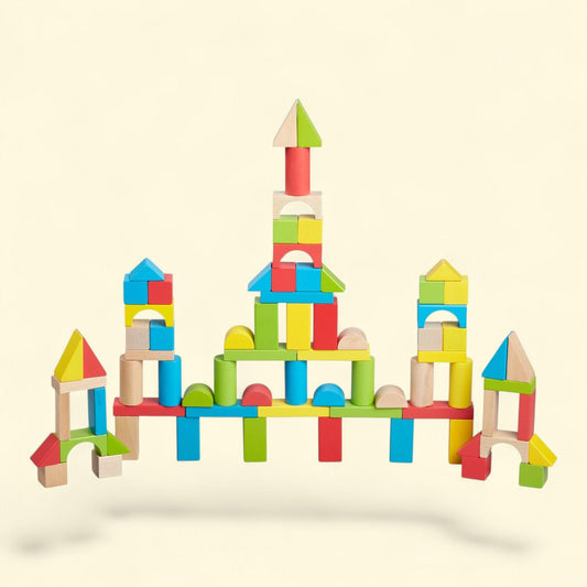 Melissa & Doug Wooden Blocks, 75 Piece