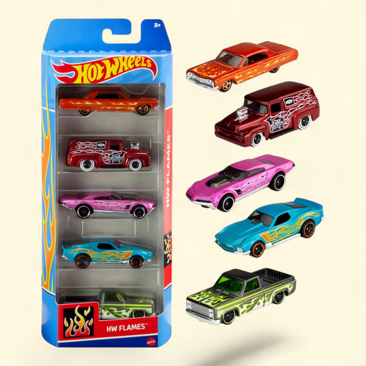 Hot Wheels Cars, 5-Pack, 1:64 Scale