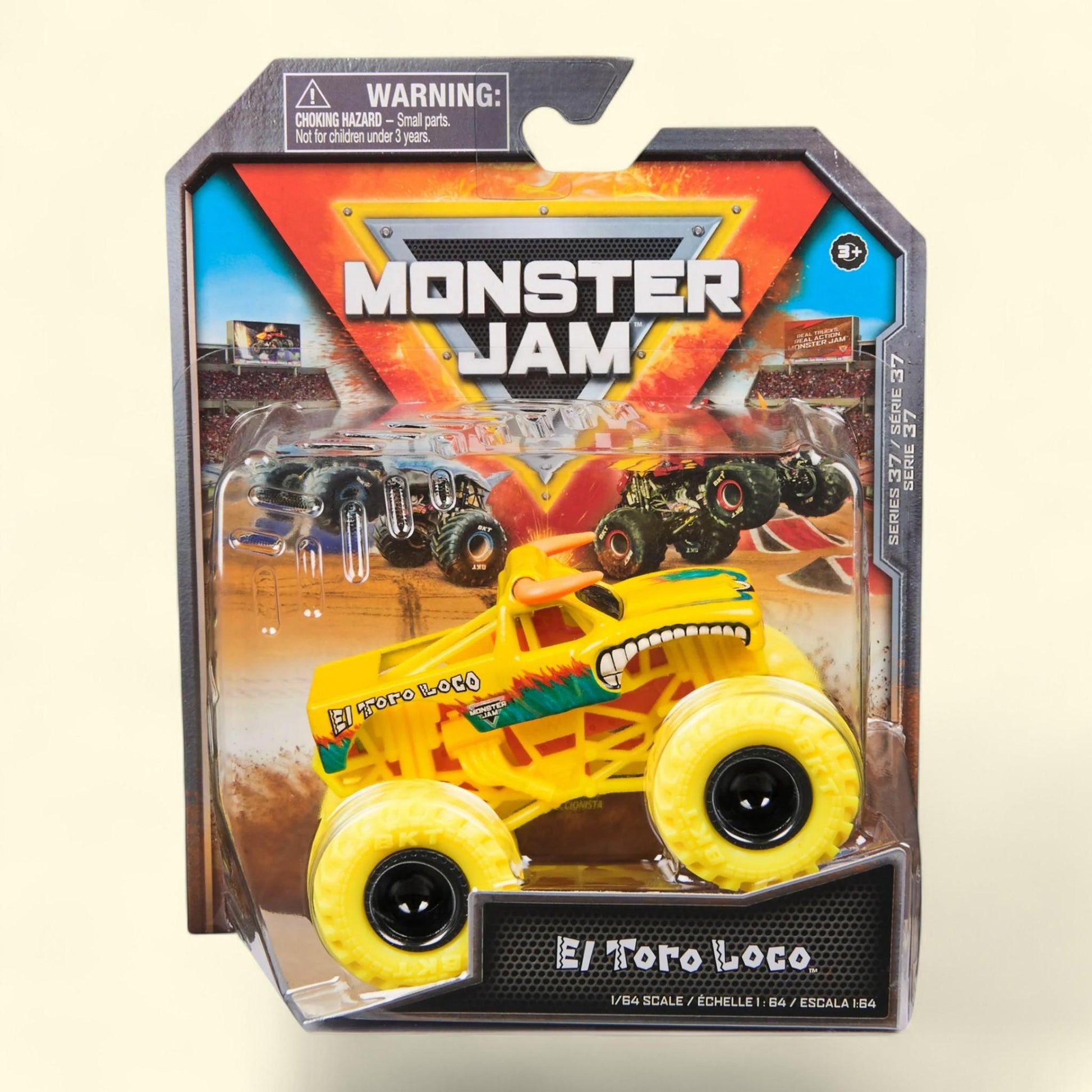 Monster Jam, El Toro Loco Monster Truck, Die-Cast Vehicle, 1:64 Scale — authentic US product shipped worldwide by Treatspree