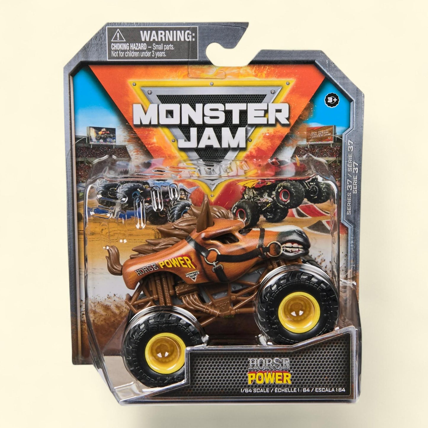 Monster Jam, Official Horse Power Monster Truck, 1:64 Scale — authentic US product shipped worldwide by Treatspree
