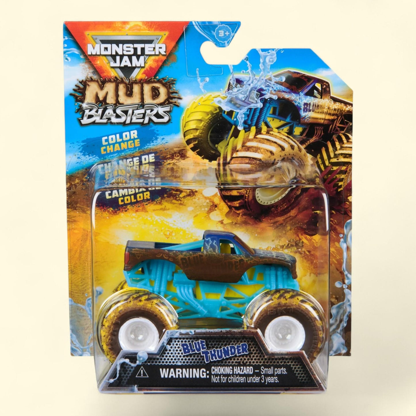 Monster Jam Mud Blasters Blue Thunder 1:64 Die Cast Vehicle