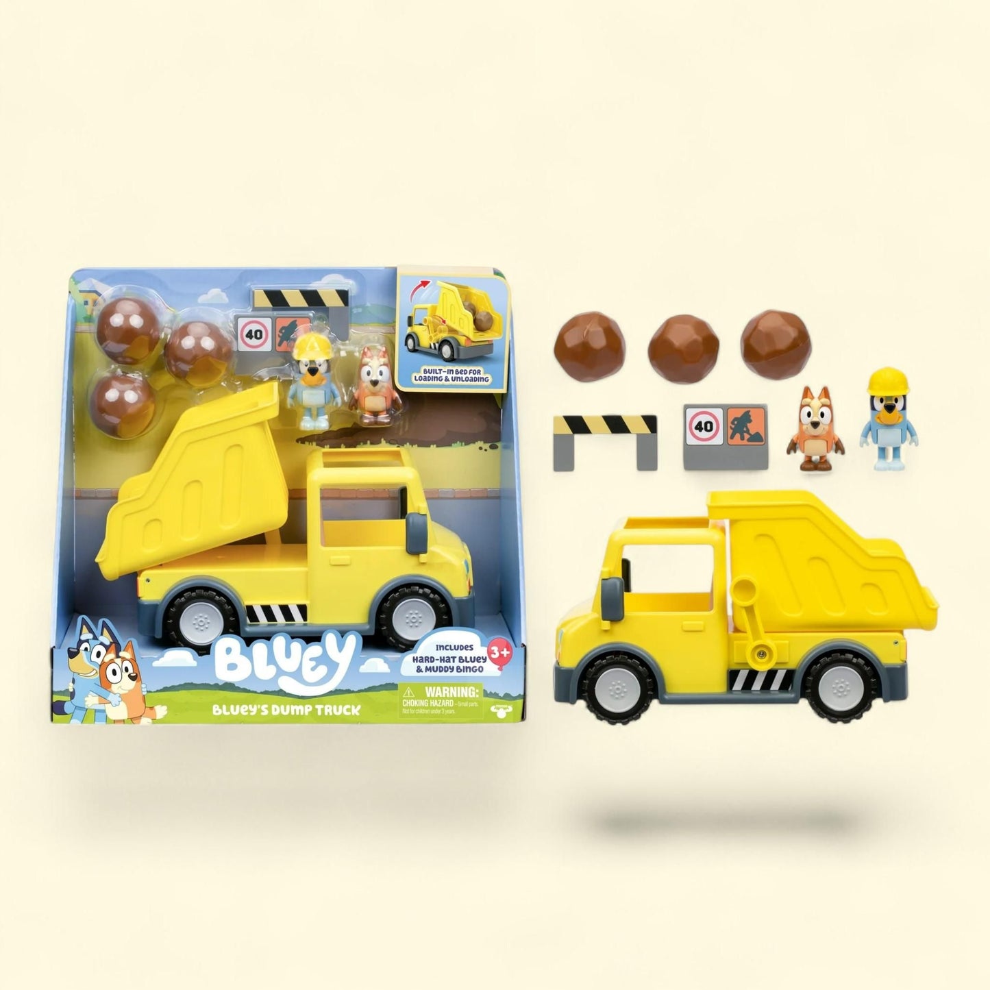 Bluey Dump Truck Play Vehicle 3 - 13 Years, 8.79 in