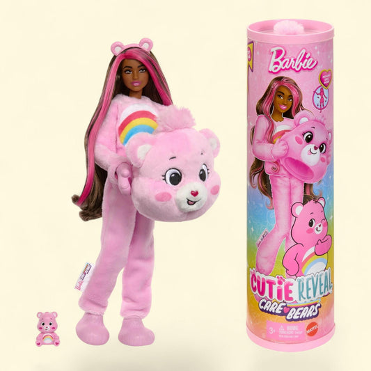 Barbie Cutie Reveal Care Bears Series Doll & Accessories, 10 Surprises