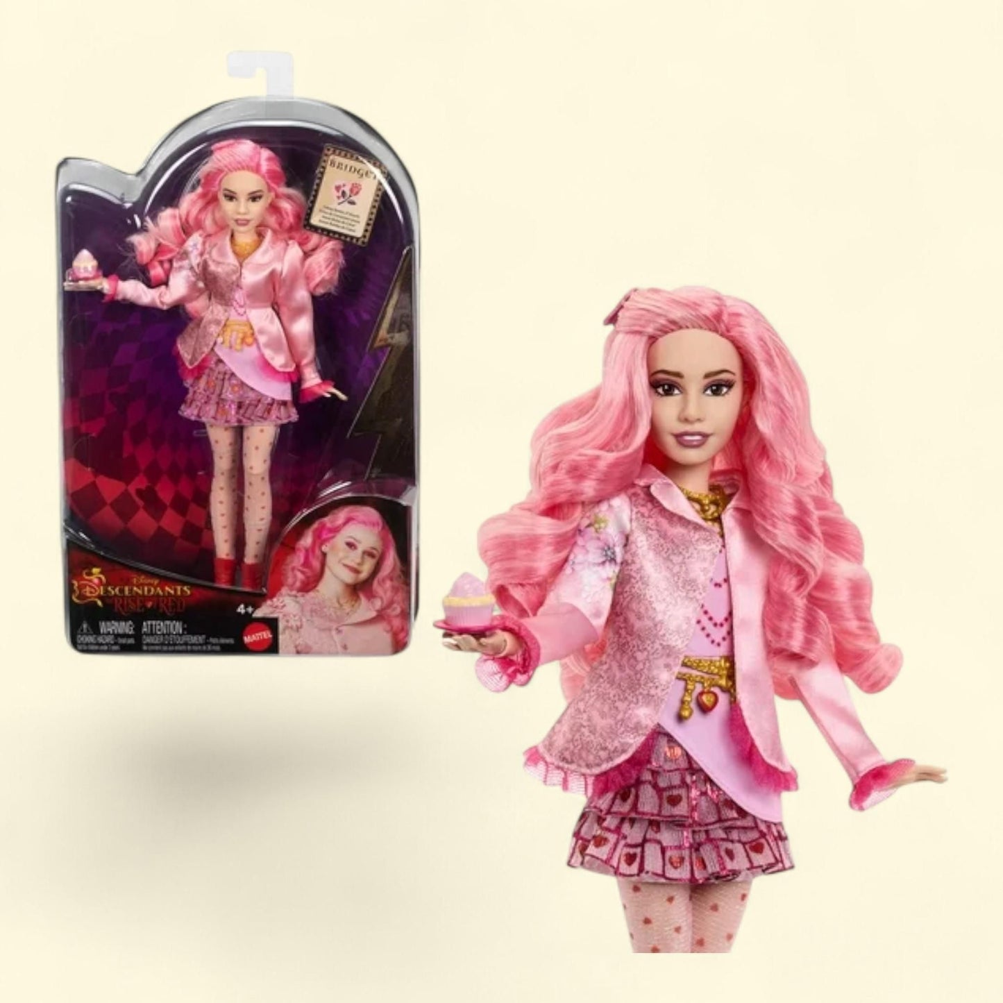 Disney Descendants: Bridget Fashion Doll & Accessory, Young Queen of Hearts