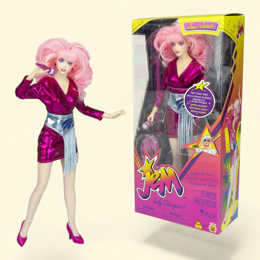 Jem & The Holograms Jem Classic Fashion Doll, 12"