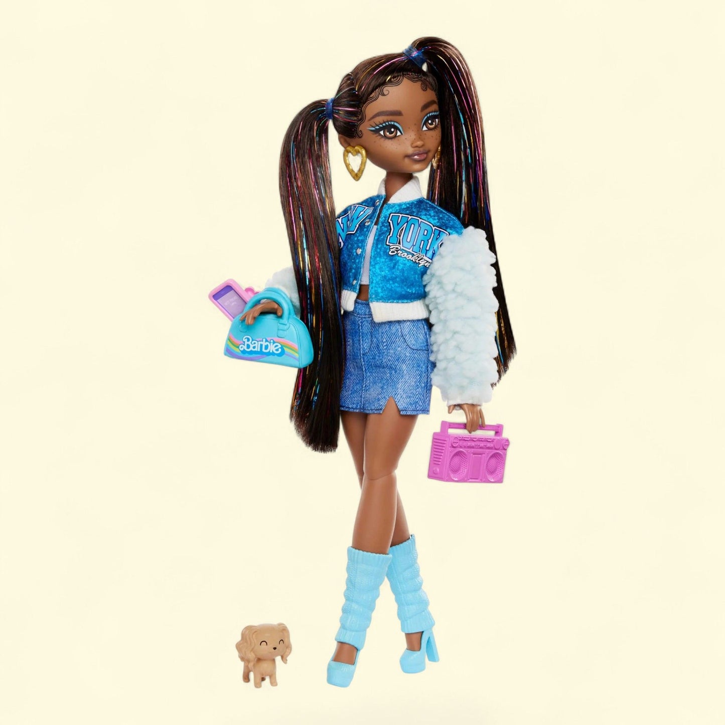 Barbie Dream Besties Barbie "Brooklyn" Fashion Doll, 8 Accessories