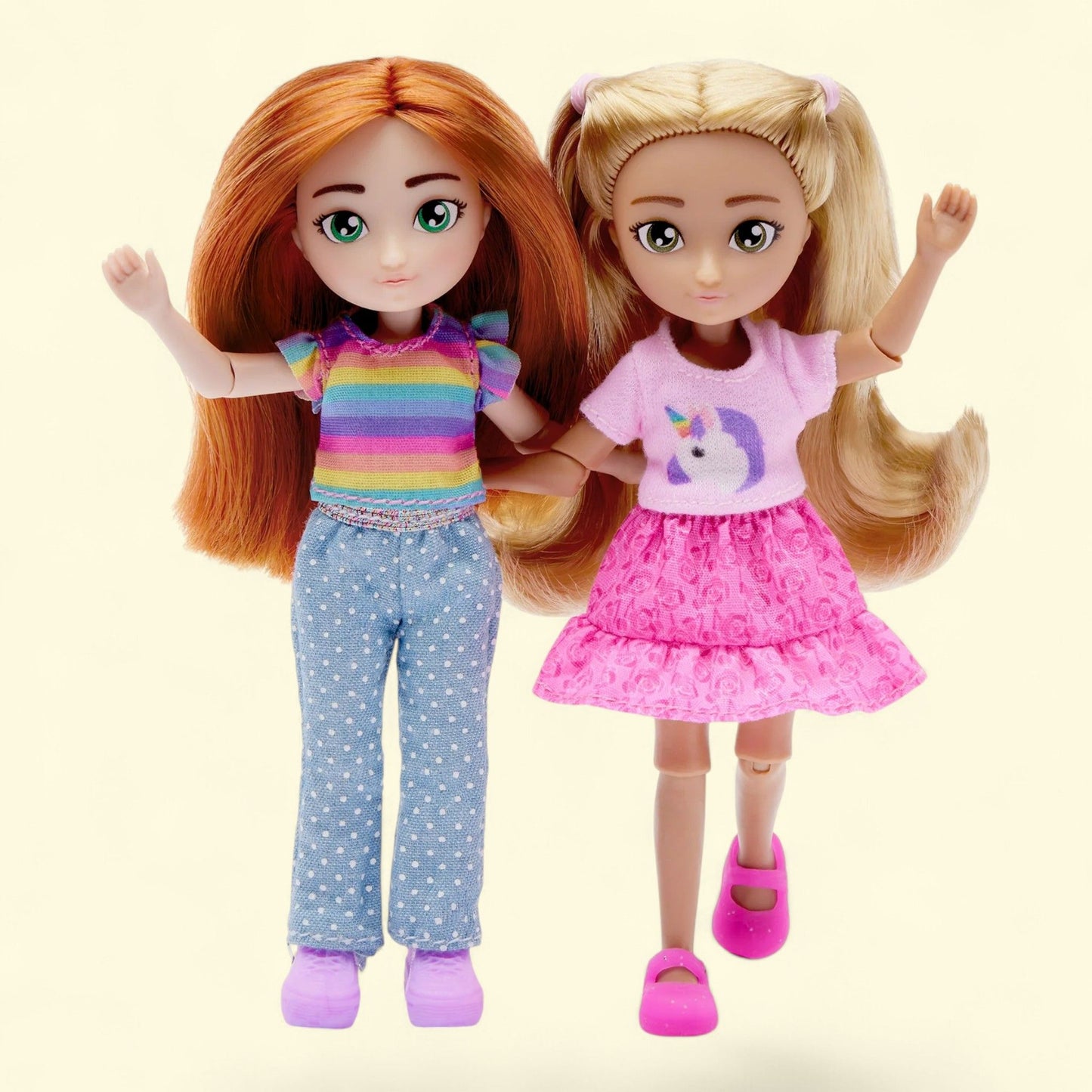 Hey Bestie Millie & Hannah Fashion Dolls, 5.5-inch