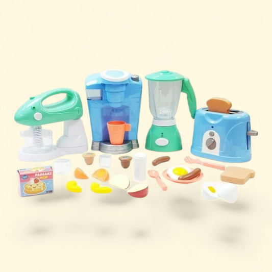 Kid Connection Electronic Kitchen Appliance Play Set, 26 Pieces, Toddler Toys