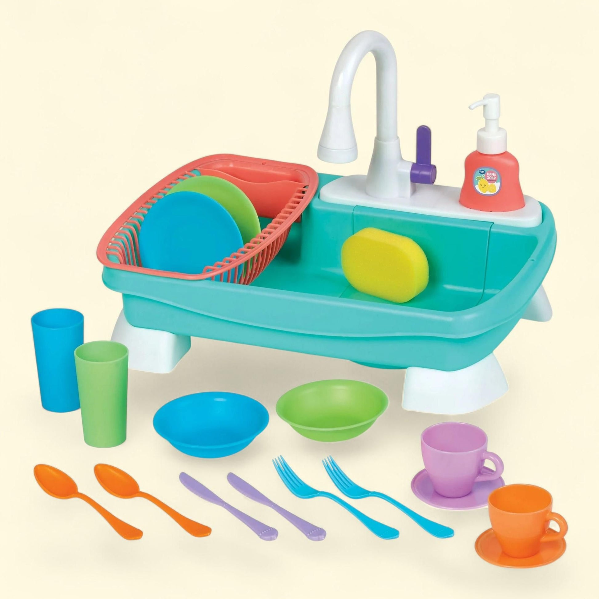 Kid Connection Working Sink Play Set, 21 Pieces — authentic US product shipped worldwide by Treatspree