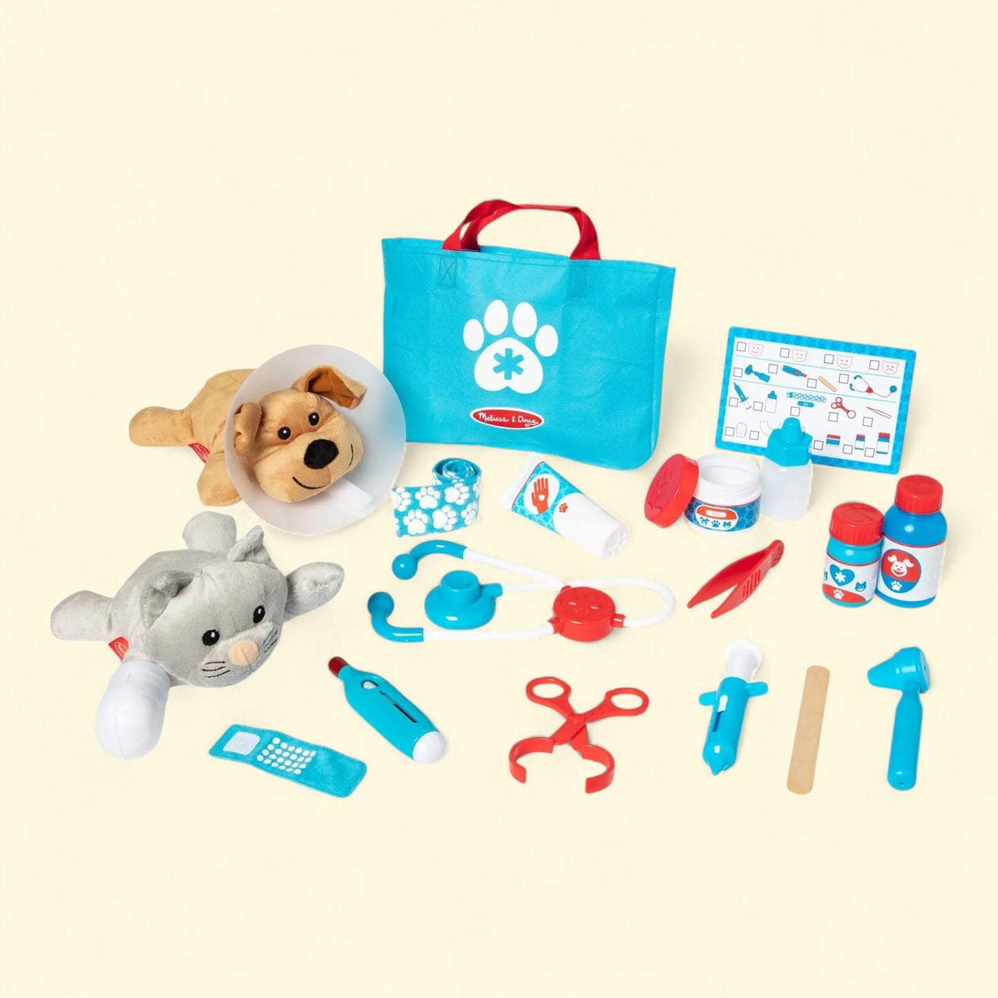 Melissa & Doug Pet Vet Play Set, 24 Pieces — authentic US product shipped worldwide by Treatspree