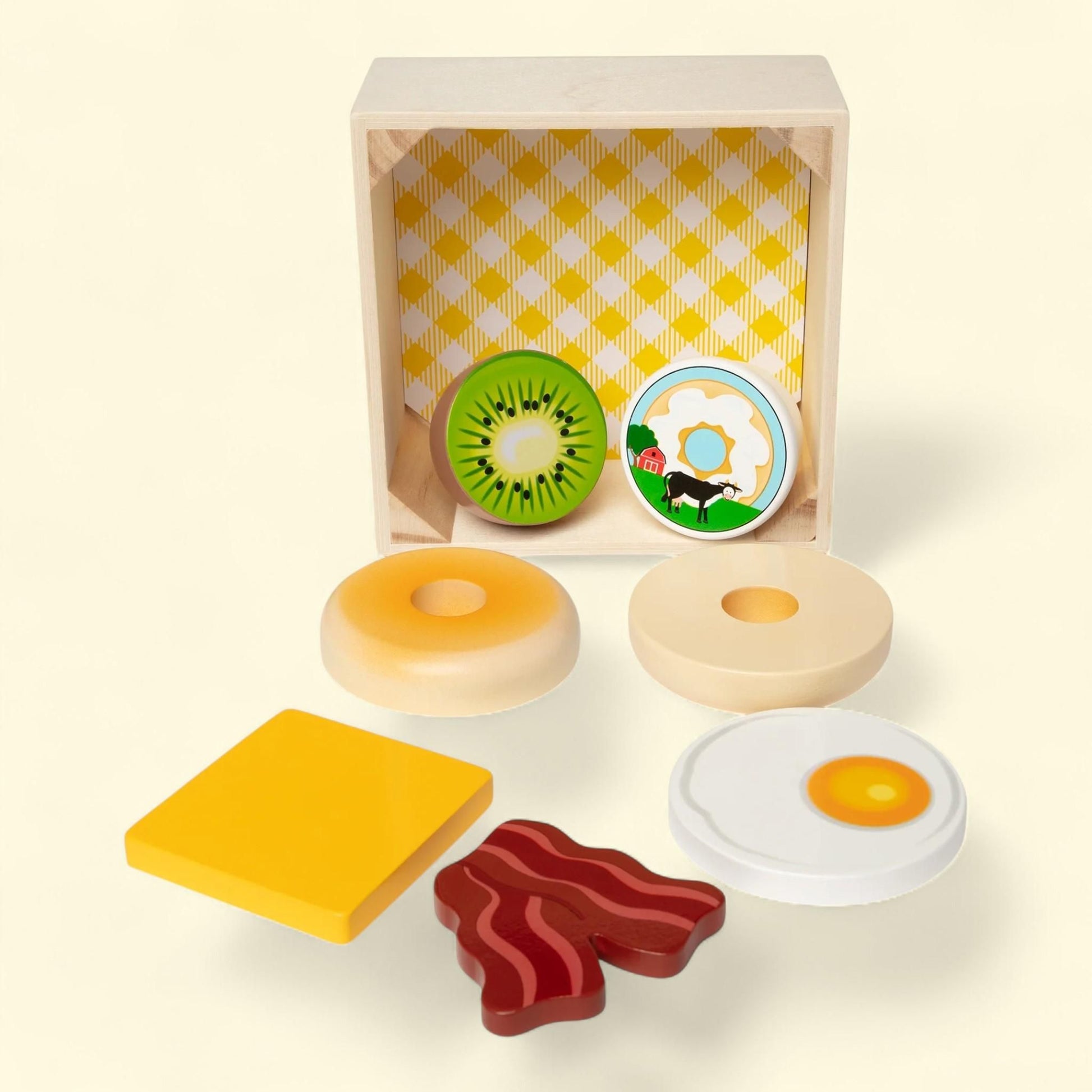 Melissa & Doug Breakfast Picnic Box Play Food Set, 2+ — authentic US product shipped worldwide by Treatspree