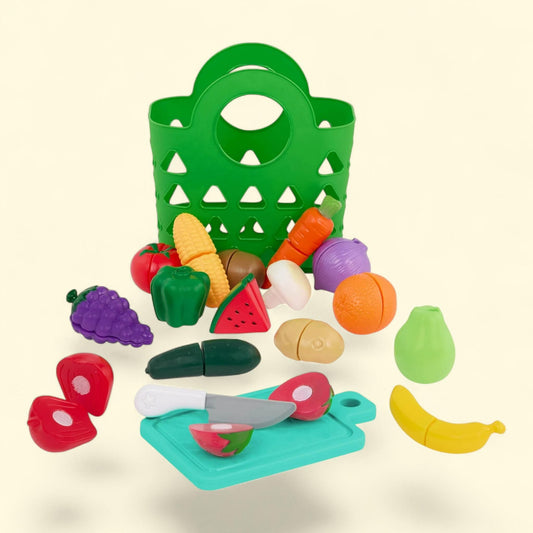 Battat Market Chop & Prep Plastic Set, Toddler and Preschool Toys, 6.00 in