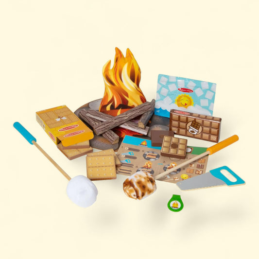 Melissa & Doug Campfire S'mores Play Set,  23-piece