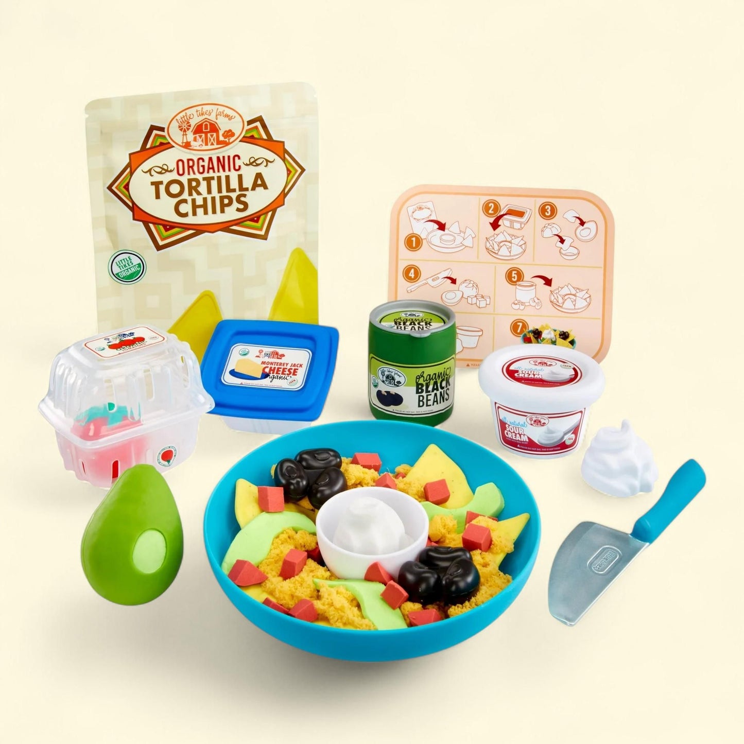 Little Tikes Creative Chefs Nacho Kit, 22 Accessories, Ages 3+