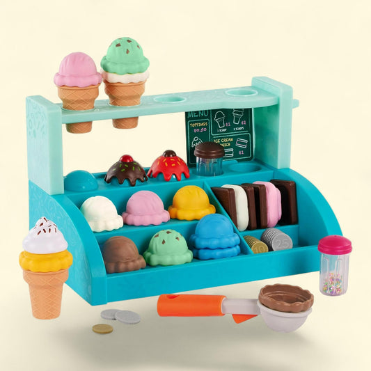 Battat Sweet Sprinkles Ice Cream Set, 40+ Pieces