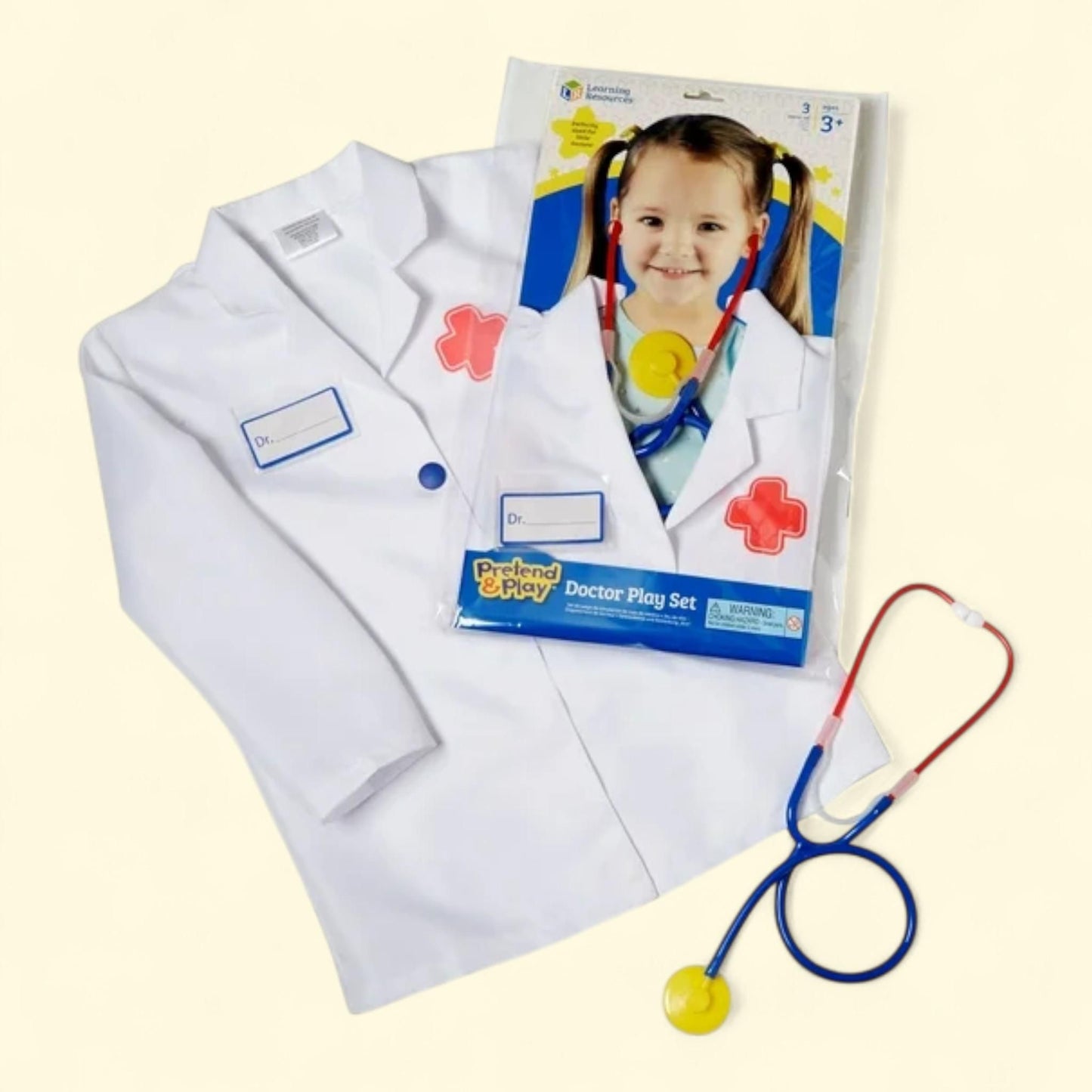 Learning Resources Pretend & Play Doctor Play Set, Preschool Toys, Boys & Girls, Ages 3+, Size.