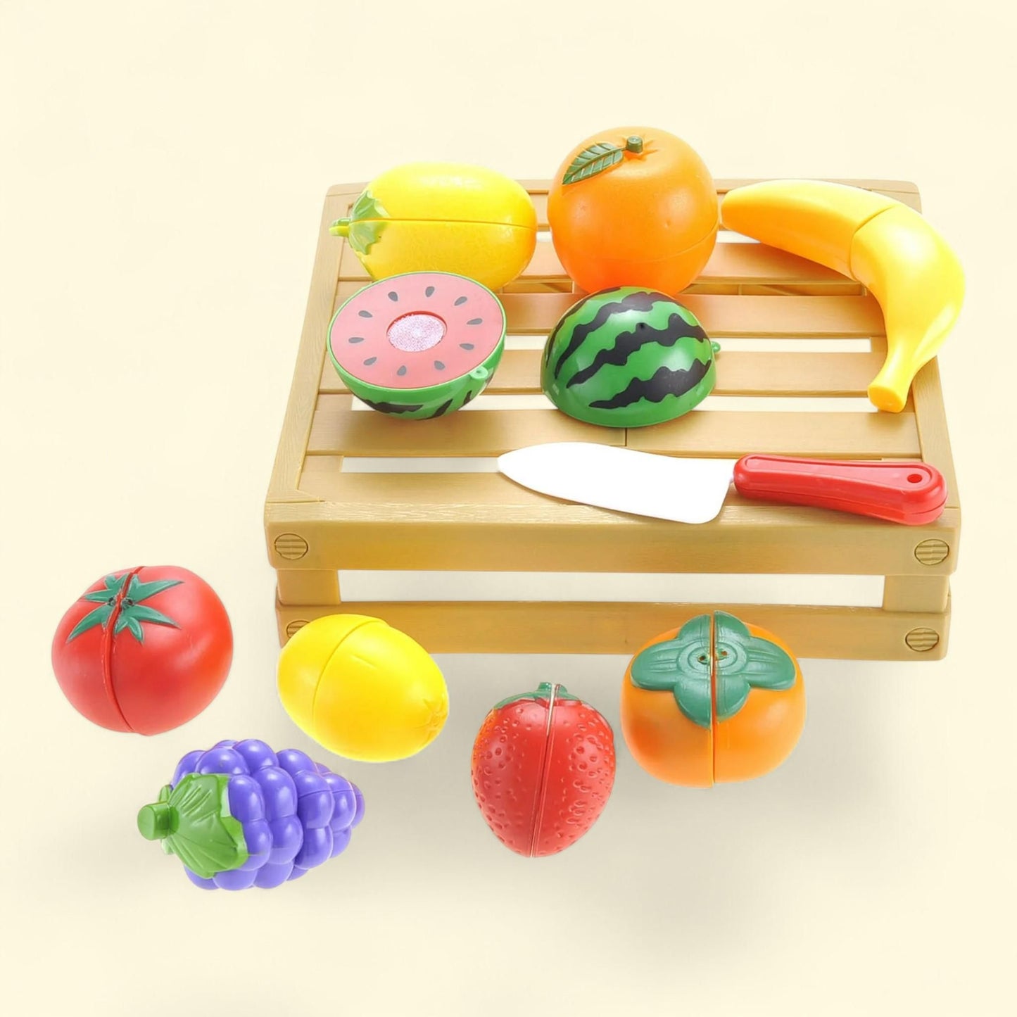 Kitchen Connection Cutting Fruits Crate Playset, 20 count — authentic US product shipped worldwide by Treatspree
