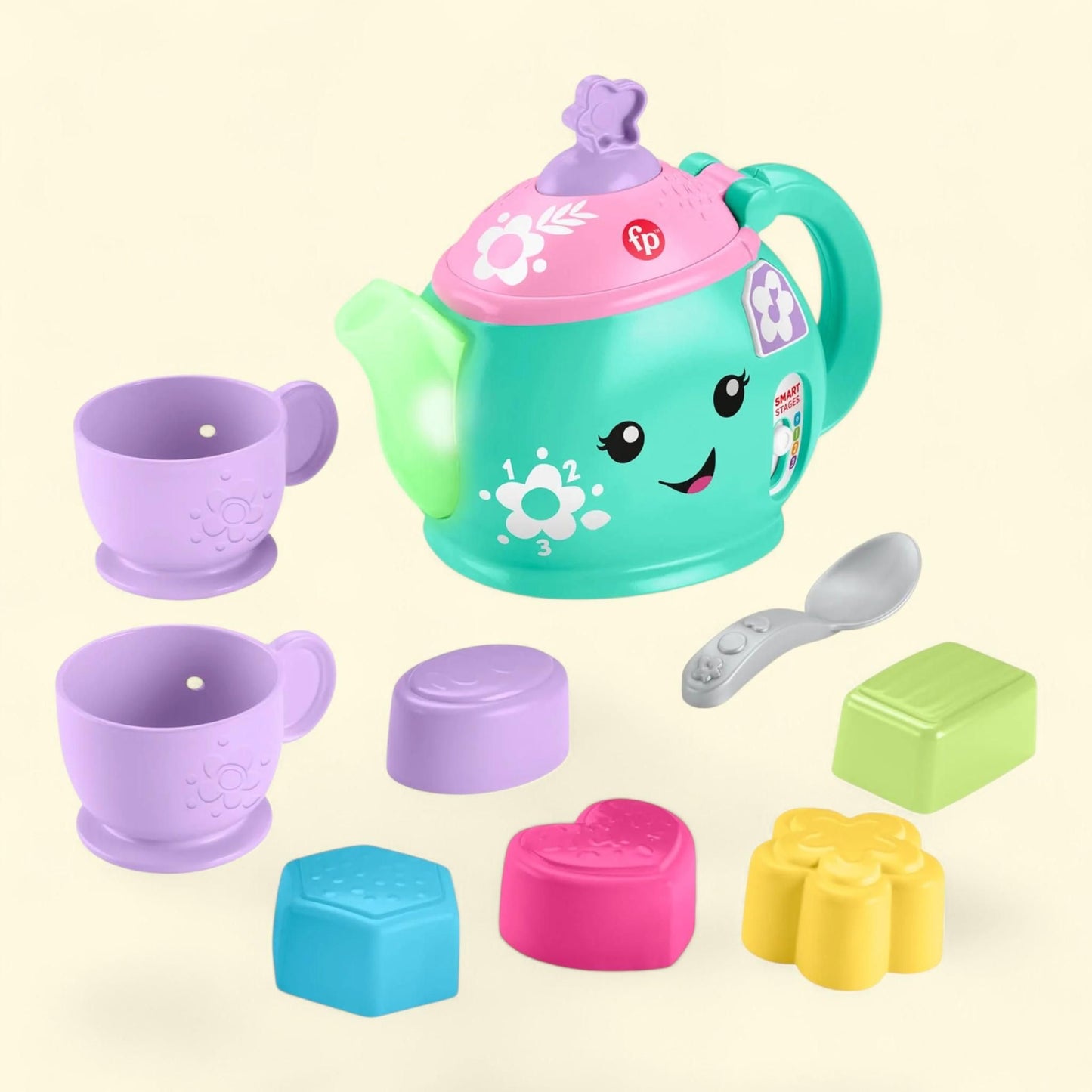 Fisher-Price Laugh & Learn Time for Tea Set, 9 Pieces