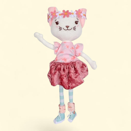 Hopscotch Lane Cleo Soft Bodied Floppy Doll, 13-inch