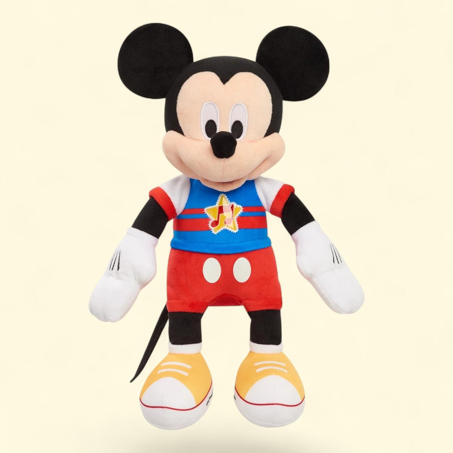 Disney Junior Mickey Mouse Funhouse Singing Fun Mickey Mouse Plushie, 13 Inch
