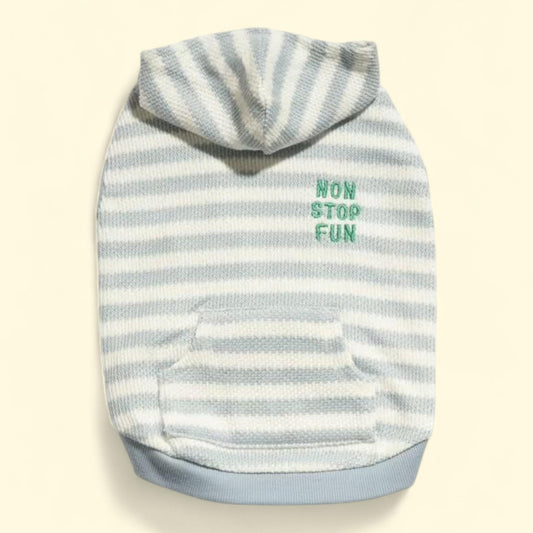 Oodles Blue Dog Hoodie, XS