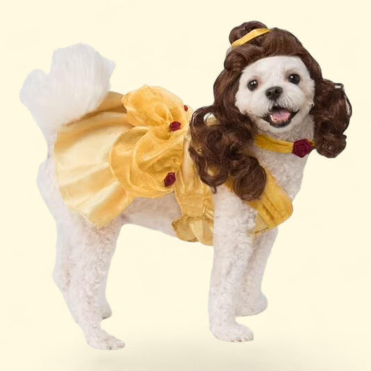 Rubies Beauty and the Beast Belle Pet Costume, Medium