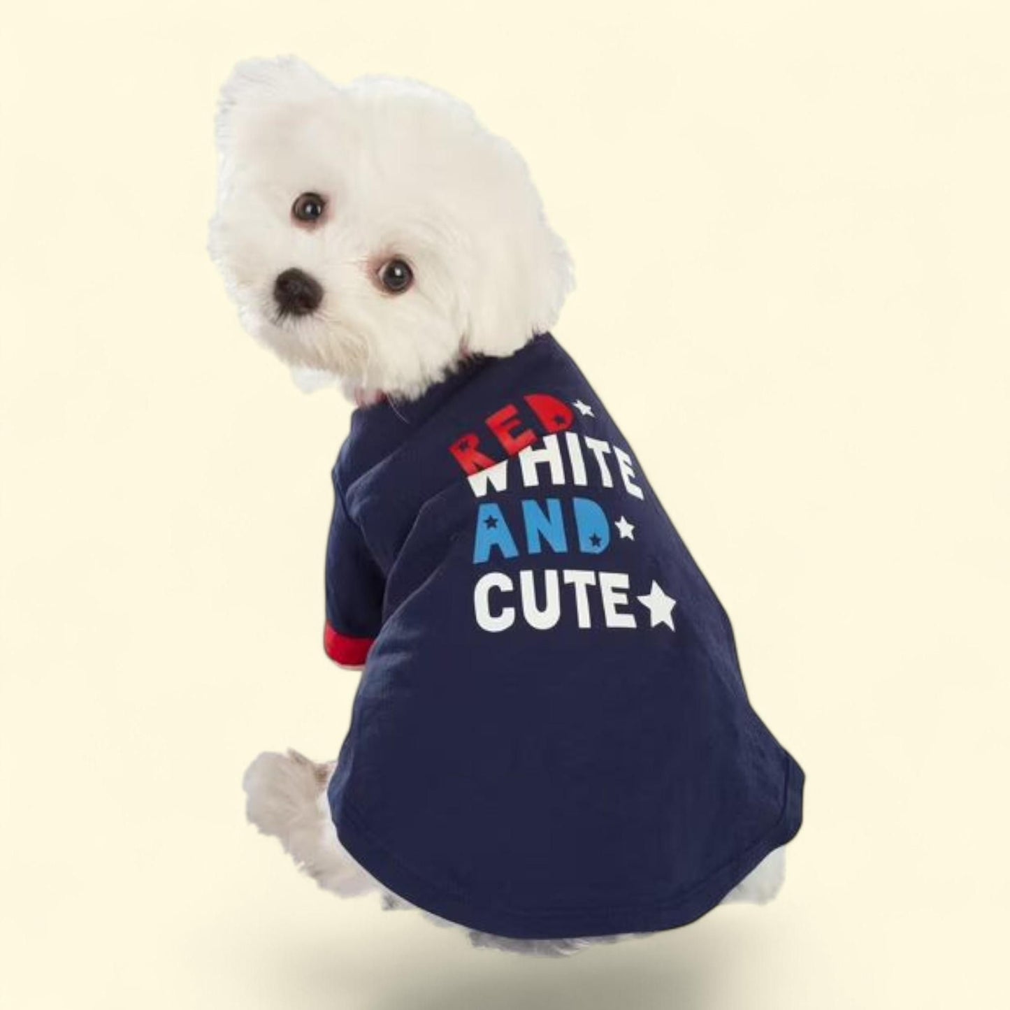 Best Furry Friends T-Shirt, Red White & Cute, Medium