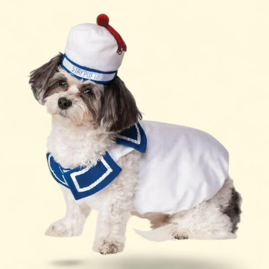 Rubies Stay Puft Marshmallow Man Pet Costume, Medium