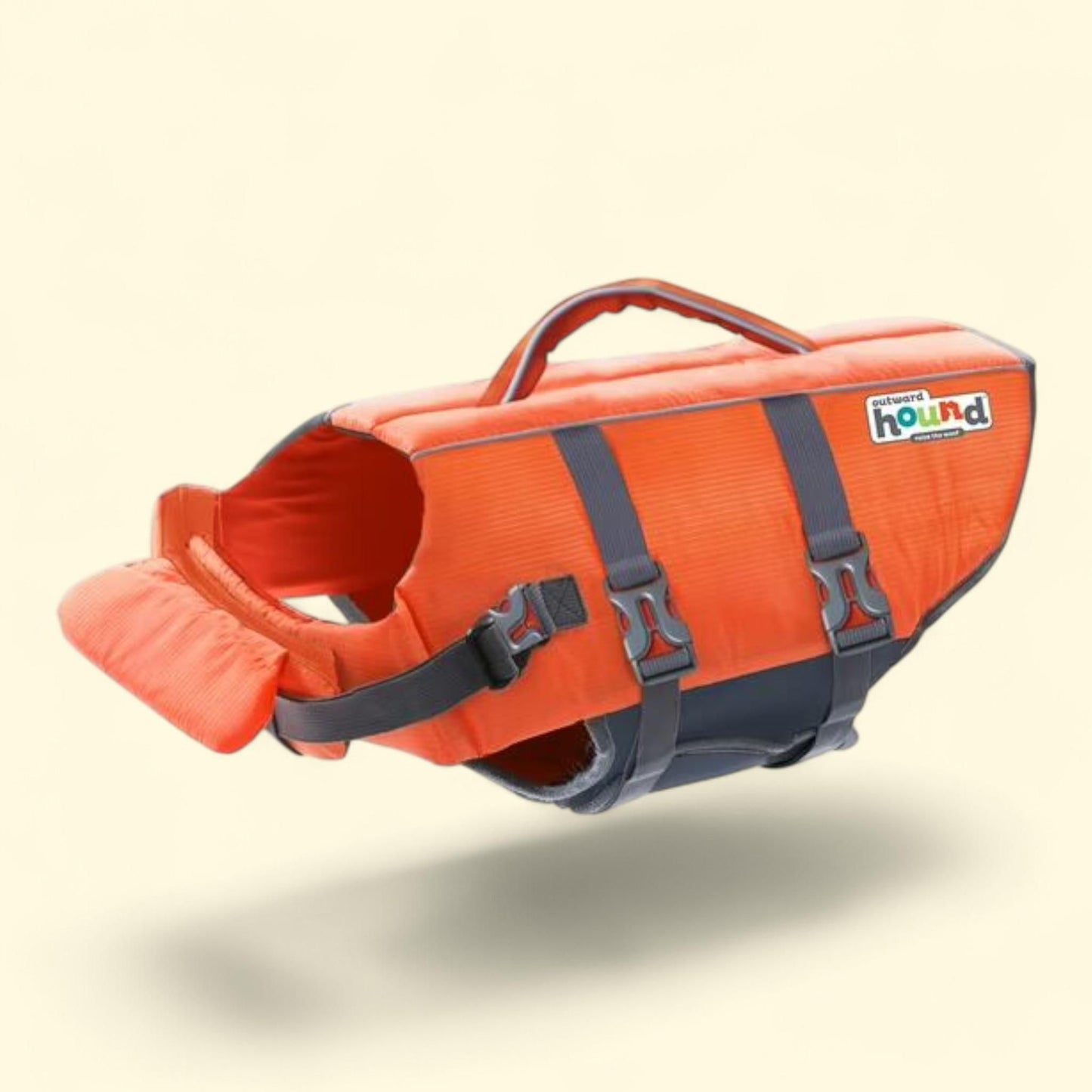 Outward Hound Granby Splash Dog Life Jacket and Vest, Orange, Extra Small