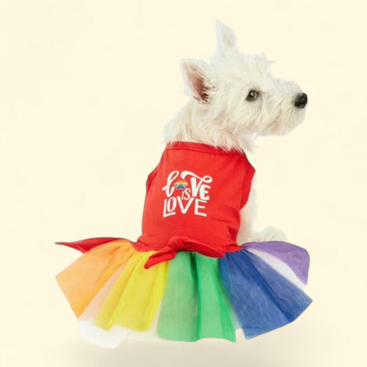 Best Furry Friends Dress, Pride Love, Medium