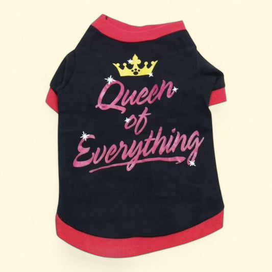 Unique Bargains Dog T Shirt Puppy Small Pet Sweatshirt Clothes Apparel Vest Clothing Black